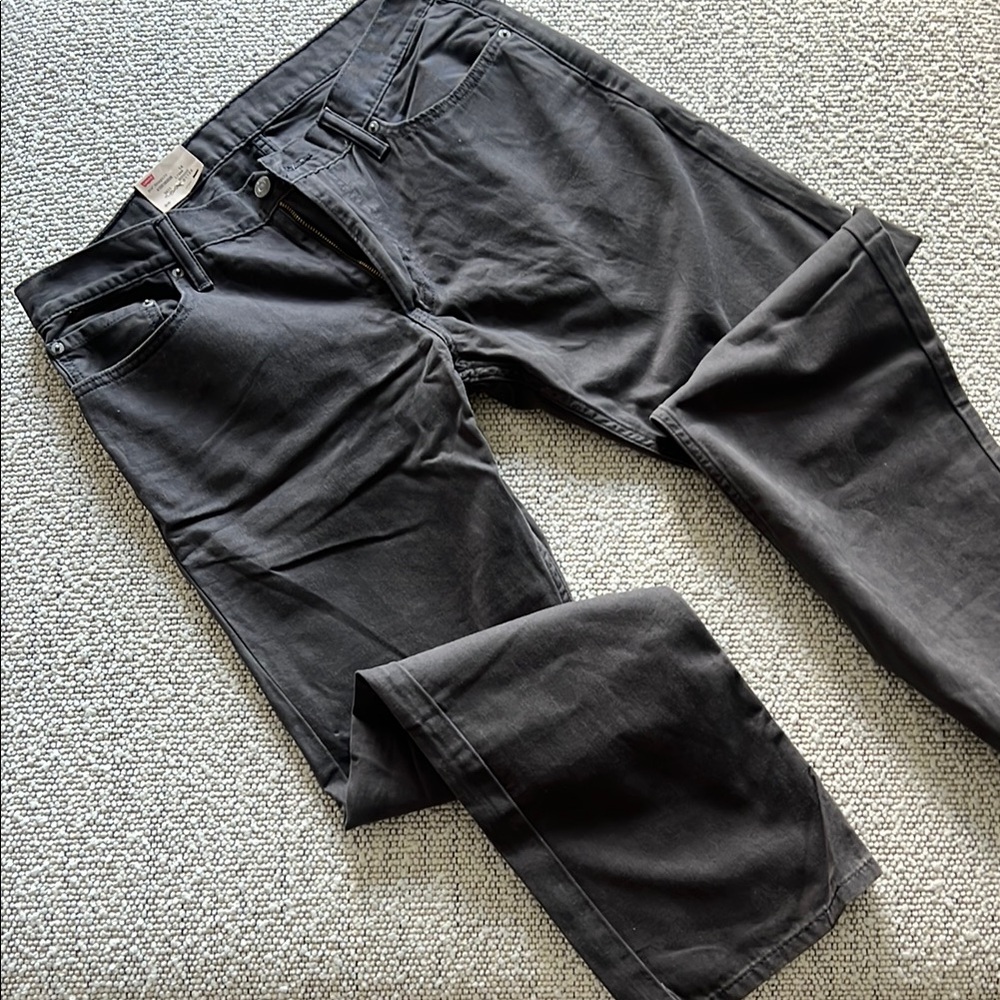 Levi's Men's 514 Straight Jeans - Black 34 waist 30 length